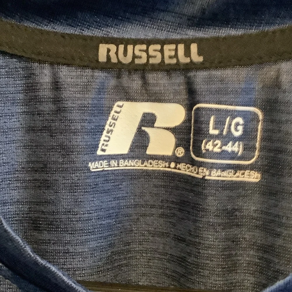 Russell Athletic Navy Auburn‎ Tigers Short-Sleeve Tee with Orange Logo
